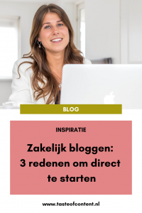 voordelen zakelijk bloggen